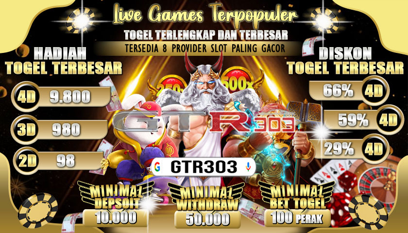 GTR303: Situs Toto Togel Online Hari Ini & Link Judi Toto 4D Resmi 2025