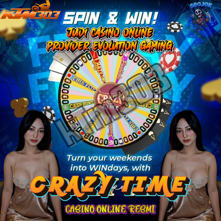 KTM303✈️ Agen Resmi CRAZY TIME Situs Live Casino Online Terbaik No. 1 Indonesia image 1