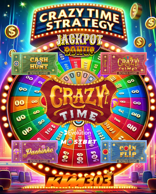 CRAZY TIME : SItus Live Dealer Casino Online Rekomendasi Game Show Evolution Gaming