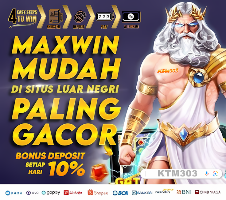 KTM303 : Link Situs Slot Online Tergacor 2024 Terpercaya Mudah Maxwin Dengan Server Luar Negri